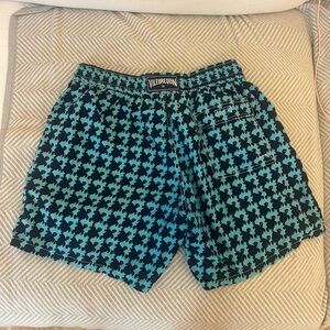 Vilebrequin Men's Blue Turtle Swim Shorts XL gently worn